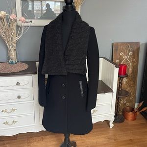 Gorgeous Mackage black wool coat size SP